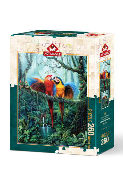 Art Puzzle 260 Piece Puzzle Love in the Forest