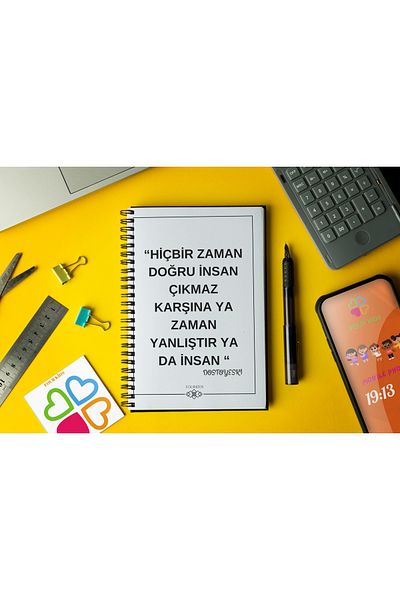 Four Kids Spoken Notebook 14x20 Cm Striped 32 Sheets 64 Pages Notebook, Daily Memory Book