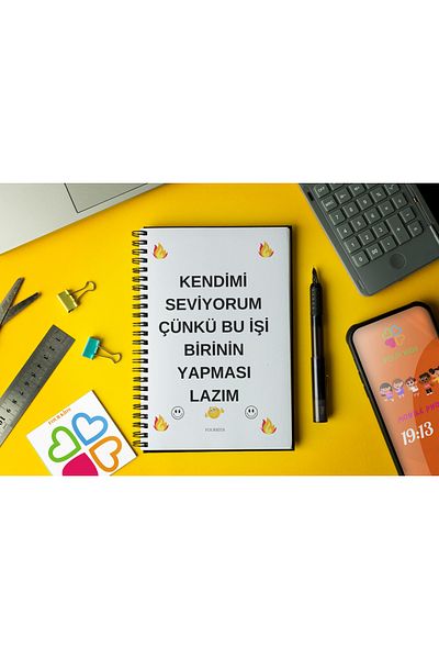 Four Kids Spoken Notebook 14x20 Cm Striped 32 Sheets 64 Pages Notebook, Daily Memory Book