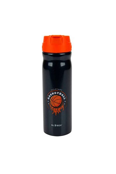 Globox 1140 Printed Steel Flask 500 ml Basketball Navy Blue