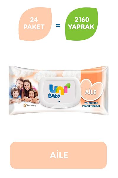 St Morritz 90 X 24 Pieces Family Wet Wipes - 2160 Sheets