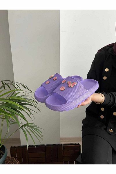 Behtah Kundura Stylish Design Open Front Beach Pool Garden Sea Summer Soft Thick Sole Daily Slippers