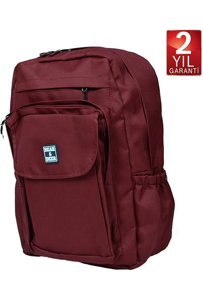 Bear & Deer NEW STEGG 4 EYE SCHOOL & BACKPACK Claret Red