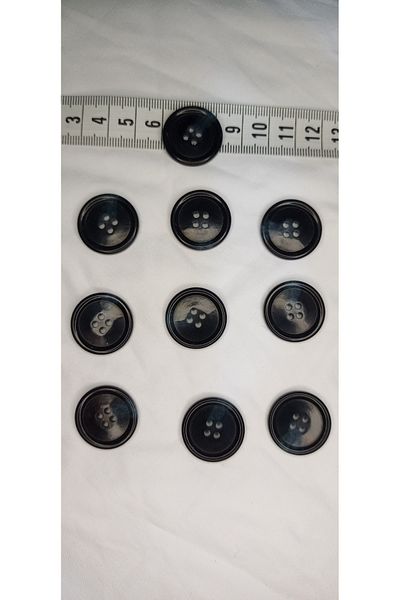 Tuhafiş 10pcs 23mm.black button coat coat jacket for trencot cardigan vest