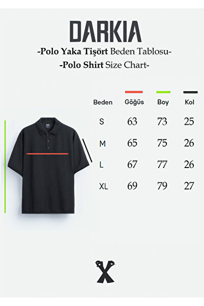 Darkia Vincent van Gogh
 Printed Polo Collar Double Sided Oversize Men's Black T-Shirt