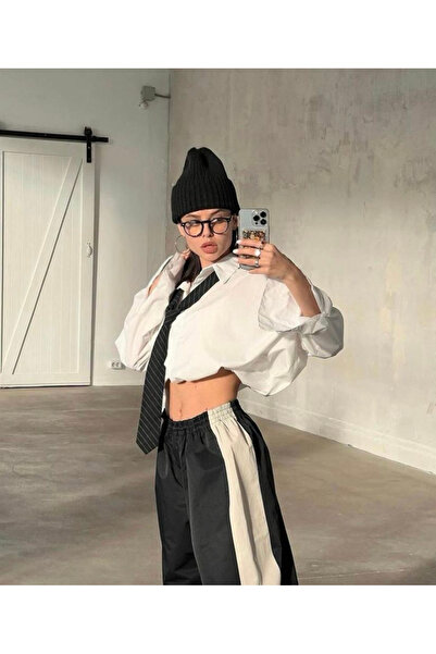 DEEFWEAR Y2k Streetwear RIBBON ΛΕΠΤΟΜΕΡΕΙΑ UNISEX ΠΑΡΑΔΟΣΙ ΠΑΝΤΕΛΟΝΙ / ΠΑΝΤΕΛΟΝΙ