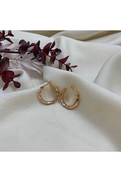Piaro Collection Hoop Earrings - Twisted Design