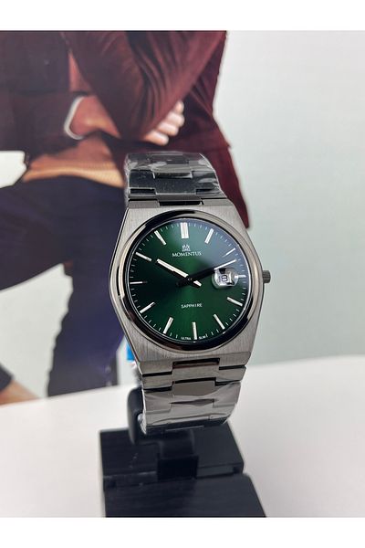 Momentus GREEN MEN'S WRISTWATCH 3 ATM WATER PROOF