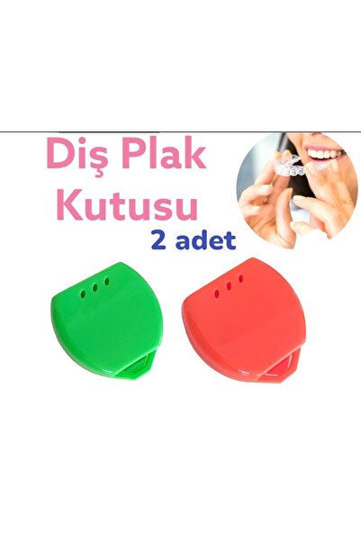 Vulli GECE PLAĞI SAKLAMA KABI - DİŞ PROTEZ KUTUSU APAREY - 2 ADET