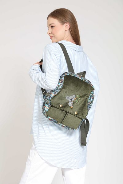 Street Bag Rucsac cu model boem cu broderie etnică Koala - Utilizare zilnică în călătorii