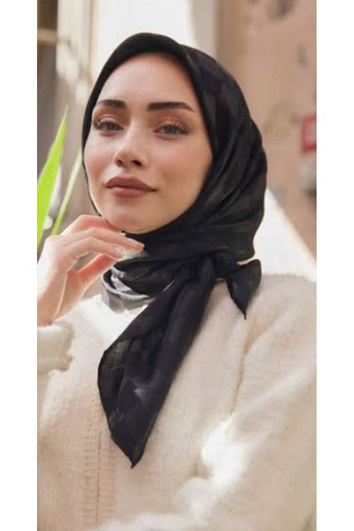SpecialScarf Hijab Fashion Cotton Checkerboard Pattern Silky Scarf