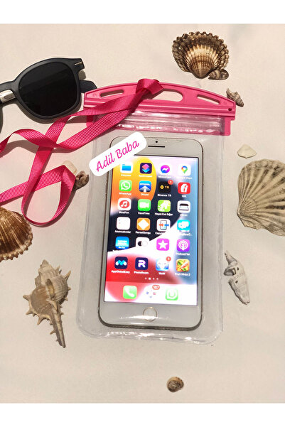 Adil Baba Deniz Ve Havuz İçin Su Geçirmez Kılıf  Fosforlu Askılı 7 Farklı Renk