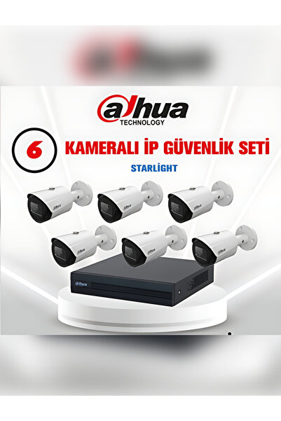 DAHUA 6 KAMERALI IP SET