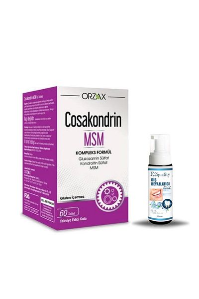 Ocean Orzax Cosakondrin MSM 60 Tablet + Gift Teeth Whitening Foam
