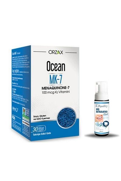 Ocean Mk-7 30 Capsules Gift Teeth Whitening Foam