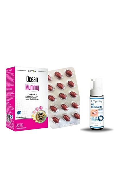 Ocean Orzax Ocean Mummy 30 Capsules + Gift Teeth Whitening Foam