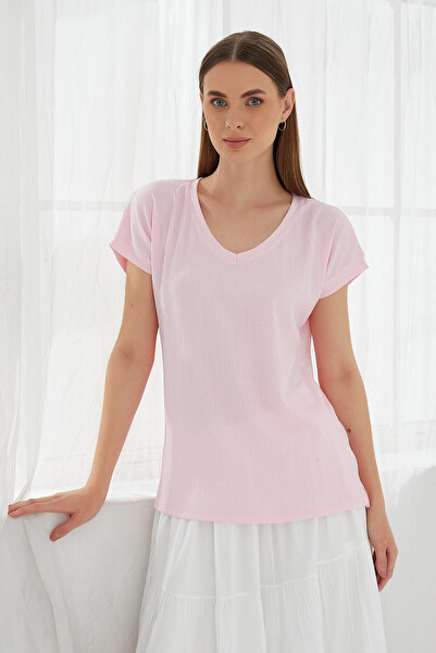 ModaPlaza Ženski Raschel bodi sa V-izrezom 5039