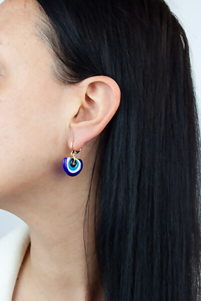 Liveyn Design Glass Murano Detail Gold Earrings