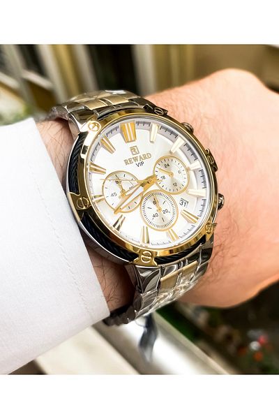 Reward Steel Men's Wristwatch