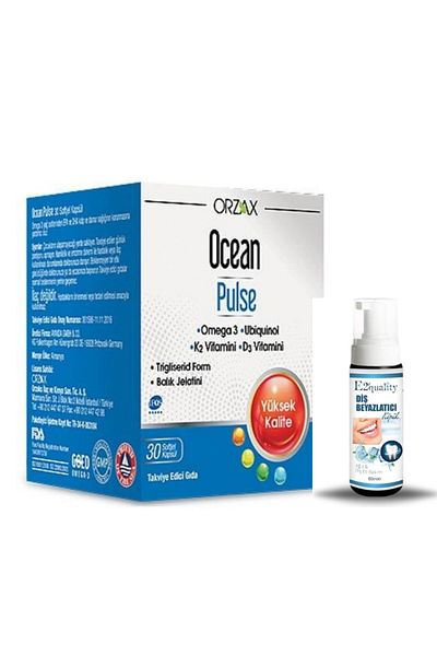 Ocean Pulse 30 Capsules Gift Teeth Whitening Foam