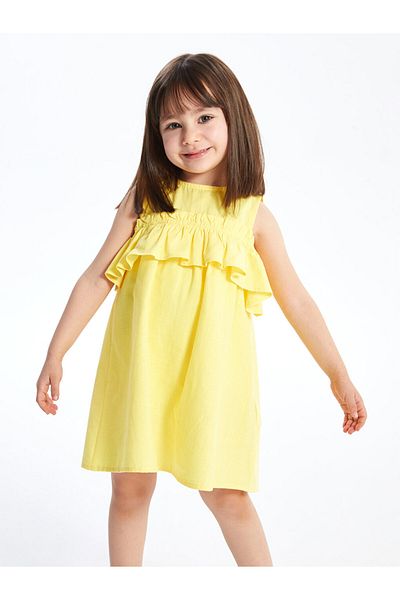 LC Waikiki Baby Girl Crew Neck Dress - LCW