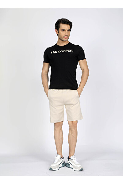 Lee Cooper Ανδρικό σορτς Regular Fit Beige 242 LCM 221001 SORCE BEIGE