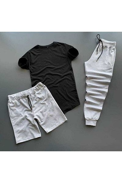 viperkombin 3-Piece Basic Set T-Shirt Tracksuit Shorts