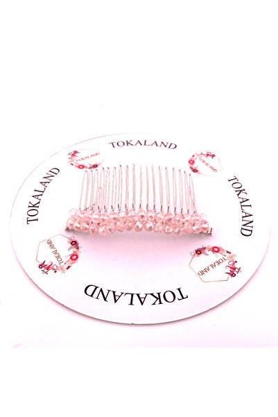 TOKALAND Gümüş Taraklı Çift Gelin Saç Tokası - Topuz Tokası Kadın Kahverengi ...