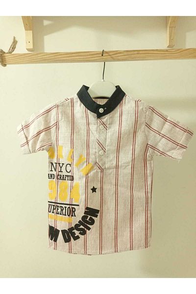 Babyboy Brooklyn Striped Shirt-Pants Summer Set