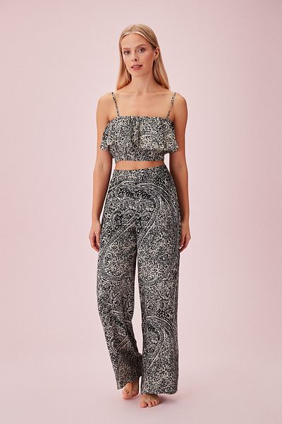 SUWEN Rana Crop Top