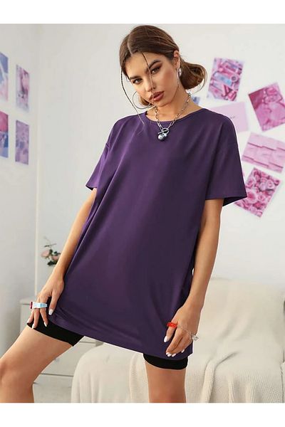 mw memowear Μωβ μπλουζάκι Unisex Fructification Printed