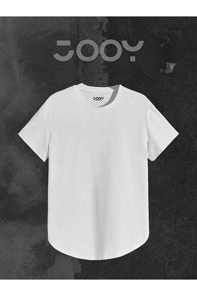 Jooy Company Set de 2 roșu, alb, un tricou cu croiala ovală, neimprimat