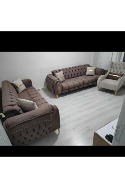 DİLA'S HOME MOBİLYA CHESTER SIRT MEKANİZMALI YATAKLI KOLTUK TAKIMI