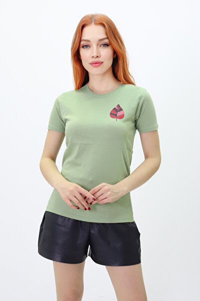 Get Crazy Μπλουζάκι με μοτίβο φύλλων