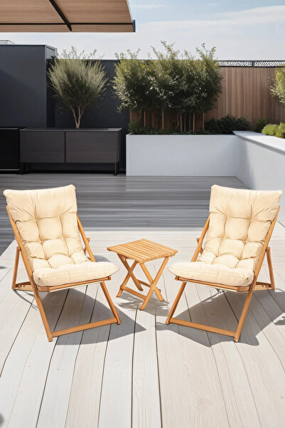 Rual Bahçe&balkon&teras&plaj Su Geçirmez Kumaştan Sandalye Minderi 110x50cm 2...