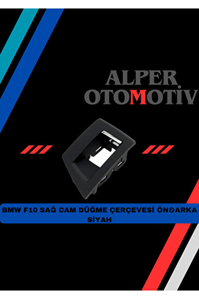 ALPEROTOMOTİV Bmw F10 Black Button Frame - Front and Rear 51417225890