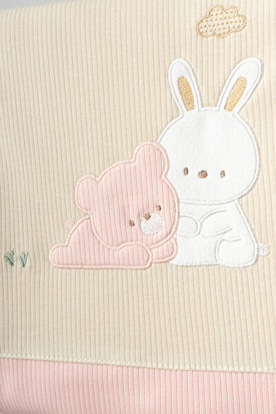 Bebitof Teddy Bear and Rabbit Patterned 10 Piece Boxed Hospital Discharge Set