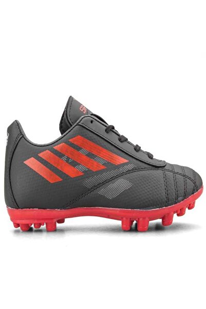 SPORTAÇ LİG Neymar Genç Halı Saha Futbol Krampon SİYAH_KIRMIZI