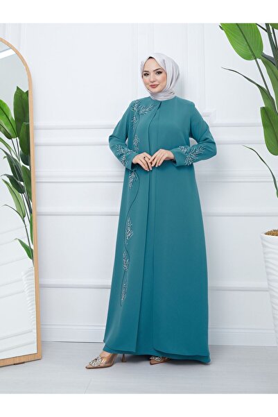 KMKkombin Rochie de mamă cu strasuri de mărime mare sezon nou