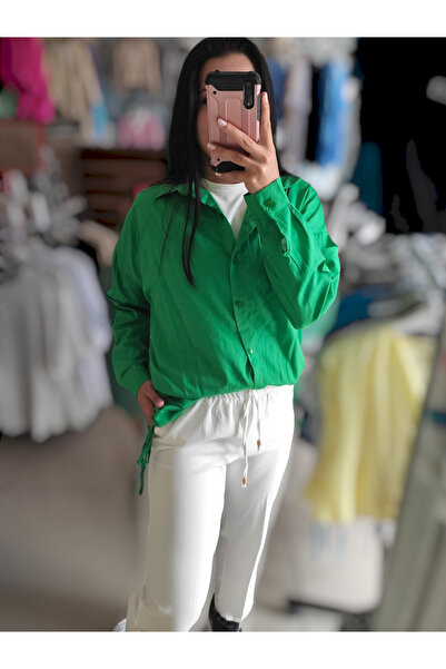Sublime Butik Pantaloni Morcov cu Talie Elastică Albă