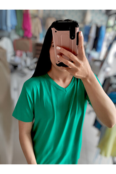 Sublime Butik Μπλουζάκι από οργανικό βαμβάκι με σχίσιμο στο πλάι Lycra Comfor...