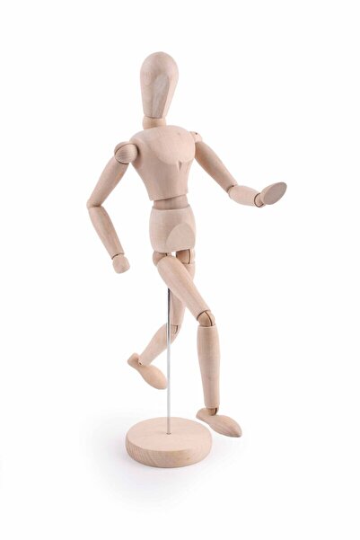 gebzeli Ahşap Model Manken Tam Boy 5,5 Inç 14 Cm