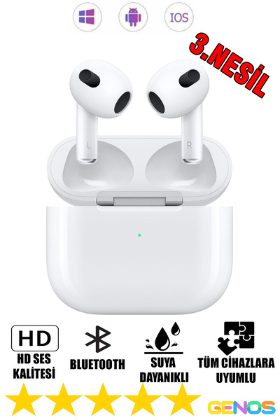 Genos Xiaomi Redmi Note 12 Pro 5G Uyumlu 3.Nesil Bluetooth Kablosuz Kulaklık ...