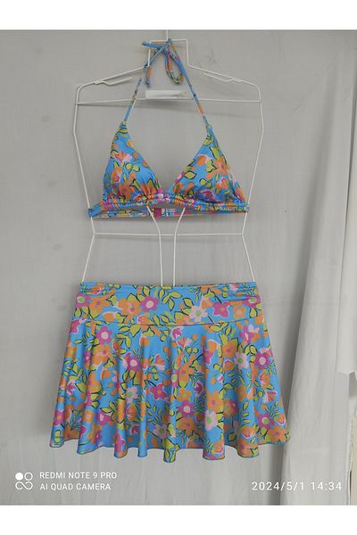 BADELİNA Skirted Bikini Set