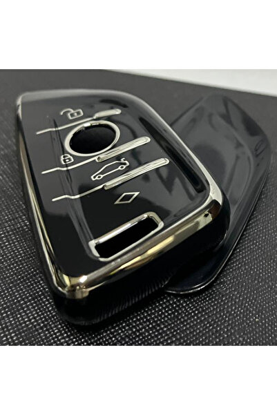 BMW Oto Anahtar Kumanda Kapı Koruyucu Kılıfı G Serisi Parlak Siyah