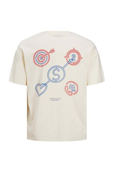 Jack & Jones Vivid Men's Cream T-Shirt (12254172-BCM)