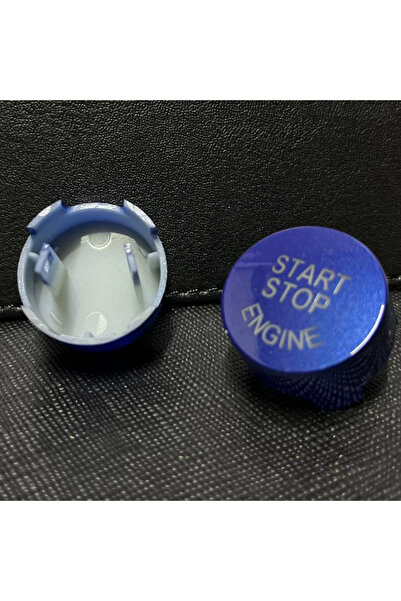BMW Start Stop Tuş Düğme Buton F Seri Mavi