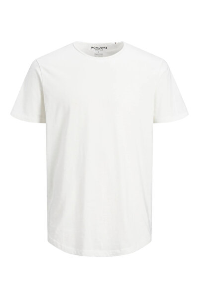 Jack & Jones Ανδρικό λευκό μπλουζάκι Jjebasher Tee O-neck Ss Noos - 12182498