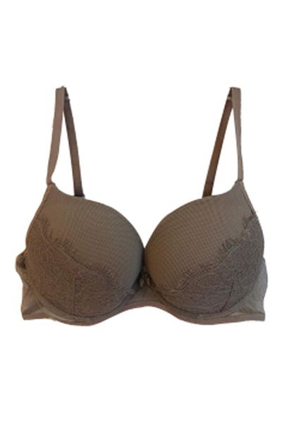 MİSS CLAİRE Γυναικείο 11-549 Underwire Covered Pus-up Bra Mink 11-549