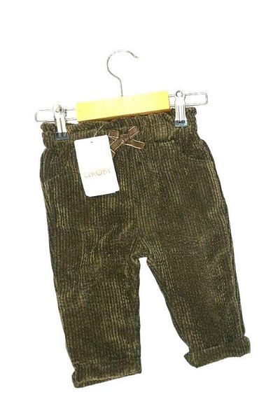 Çikoby Baby Girl Velvet Corduroy Trousers